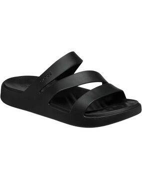 Crocs Women's Getaway Strappy Sandals Black Size 10